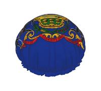 Pennsylvania State Flag L Cuffia da doccia con doppio strato in tessuto impermeabile, adatta per il bagno e la cura della pelle