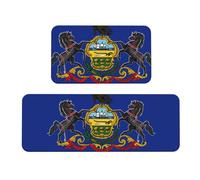 Pennsylvania State Flag Print Luxury tappetini da cucina per pavimento, lavanderia, decorazione per la casa essenziale