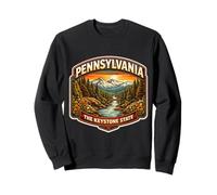 Pennsylvania The Keystone State Souvenir Memorabilia dei visitatori Felpa