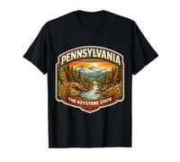 Pennsylvania The Keystone State Souvenir Memorabilia dei visitatori Maglietta