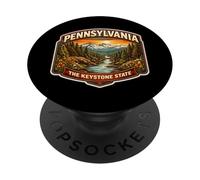 Pennsylvania The Keystone State Souvenir Memorabilia dei visitatori PopSockets PopGrip Adesivo