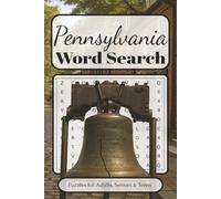 Pennsylvania Word Search: Pennsylvania Word Search Word Searches with Easy to read print about Kingston, Wilkes, Scranton and more | 6x9 inches, 110 ... Gift for Vacations, Holidays and Birthdays