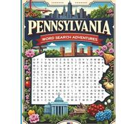 Pennsylvania Word Search Puzzle Book for Adults: Large Print Brain Games for Travel, Seniors and Relaxation: 100 Pennsylvania-Themed Puzzles with Fun ... for Road Trips, Gifts & Brain Boosting Fun