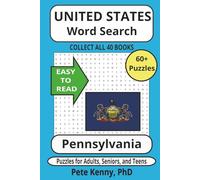 Pennsylvania Word Search Puzzle Book: Word Search with Easy to Read Print about Pennsylvania, the Keystone state, cities, towns, & municipalities | ... holidays, birthdays, and free time.
