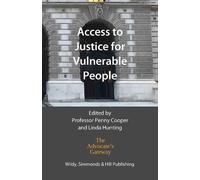 Penny Cooper Linda Hunt Access to Justice for Vulnerable Peo (Copertina rigida)