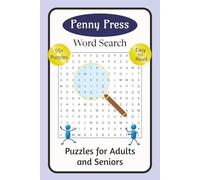 Penny Press Word Search Puzzle Book: Word Searches with Easy to Read Print about Word Searches, Word Puzzles, Word Finds | 6x9 Inches | 112 Pages | ... and Gifts for Brain-Stretching Workouts