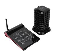 PENO Localizzatore di ristoranti Touch Illuminato DC12V/2A Wireless Localizzatore di ristoranti con 10 Macchine secondarie per Ristorante Spina UE