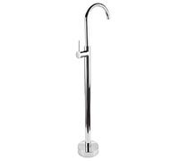 Peno Rubinetto Vasca da Bagno freestanding Miscelatore per Doccia a Colonna in Acciaio Inox Resistente alla corrosione Argento elettrolitico