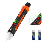 Penriter Cercafase Senza Contatto, Penna Rilevatore di Tensione 12-1000V/48-1000V Sensibilità Regolabile, Tester di Tensione di CA con Allarme Cicalino e Torcia per Cavi Test Filo Fase/Neutro