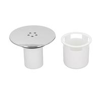 PenRux Cattura Capelli Scarico Doccia, Tappo Capelli Copri Scarico Doccia Trappola Capelli, Plastica Resistente Sostituzione Coperchio Sifone Doccia Adatto per Foro di Scarico da 90 Mm