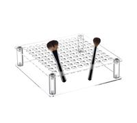 Pens Color Pencils Paint Brushes - Acrylic 19 x 19 x 5 cm | 100-Hole Acrylic Storage Rack for Pencils and Brushes, Multifunctional Organizer Holder | Ideal For Tabletop, Living Room, Bedroom, Or