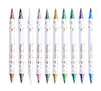 Pens, Precision Nail Drawing Set, Fine Tip Design, Size as Shown in the Pic Quick-Dry Ink, Perfect for Art and Crafting 10 pezzi 1-2 cm Difference in Size.