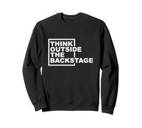 Pensa al di Fuori del Backstage Theater Backstage Tech Crew Felpa
