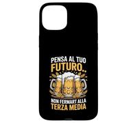 Pensa al tuo futuro non fermarti alla birra Custodia per iPhone 15 Plus