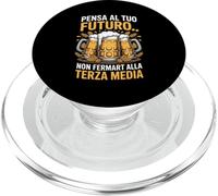 Pensa al tuo futuro non fermarti alla birra PopSockets PopGrip per MagSafe