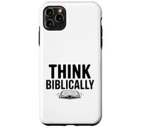 Pensa biblicamente alla fede cristiana Inspirational Custodia per iPhone 11 Pro Max