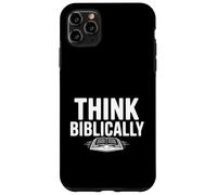 Pensa biblicamente alla fede cristiana Inspirational Custodia per iPhone 11 Pro Max