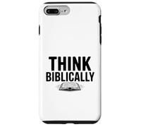 Pensa biblicamente alla fede cristiana Inspirational Custodia per iPhone 7 Plus/8 Plus