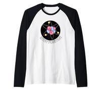 Pensa Come Un protone, resta Positivo, Divertente, resta Positivo | Scienza Maglia con Maniche Raglan