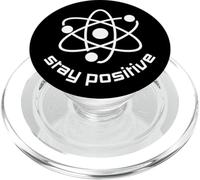 Pensa come un protone, resta positivo, divertente, resta positivo | Scienza PopSockets PopGrip per MagSafe