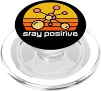 Pensa come un protone, resta positivo, divertente, resta positivo | Scienza PopSockets PopGrip per MagSafe