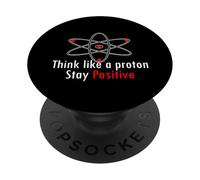 Pensa come un protone - resta positivo PopSockets PopGrip Adesivo
