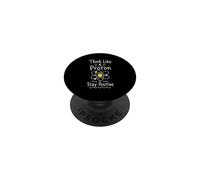 Pensa come un protone Rimani positivo Scienza Nerd Chimica Giochi di parole PopSockets PopGrip Adesivo