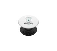 Pensa come un protone Rimani positivo Scienza Nerd Chimica Giochi di parole PopSockets PopGrip Adesivo