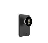 Pensa come un protone Rimani positivo Scienza Nerd Chimica Giochi di parole PopSockets PopWallet per MagSafe