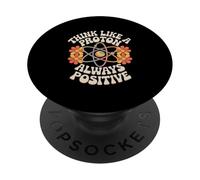 Pensa come un protone sempre positivo Detto divertente PopSockets PopGrip Adesivo