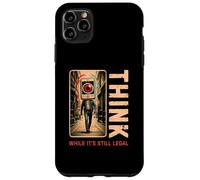 Pensa mentre è ancora legale Cyberpunk distopico Anti-Woke Custodia per iPhone 11 Pro Max