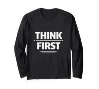 Pensa Prima decisione razionale Mindset Identità Maglia a Manica