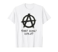"Pensa! Ribelle! Ripeti!", Punks, Punk-Rock, Anarchy Maglietta