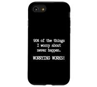 Pensa troppo a questo, Ansia divertente da pensare troppo - Worrying Works Custodia per iPhone SE (2020) / 7/8