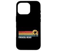 Pensacola Beach Florida Retro Sunset Design in stile invecchiato Custodia per iPhone 16 Pro
