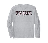 Pensare Che Non Sia Ancora illegale Stile Collegiale Maglia a Manica