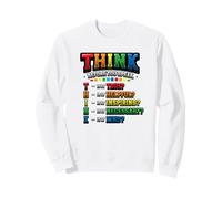 Pensare Prima di Parlare Insegnante Gentilezza Felpa