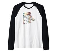 Pensare Prima di Parlare Insegnante Gentilezza Maglia con Maniche Raglan