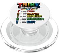 PENSARE Prima di parlare Insegnante Gentilezza PopSockets PopGrip per MagSafe