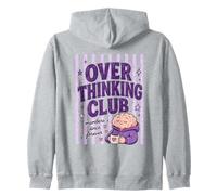 Pensare Troppo ai Membri del Club da Forever Brain Felpa con Cappuccio