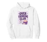 Pensare Troppo ai Membri del Club da Forever Brain Felpa con Cappuccio