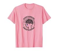 Pensare Troppo alla consapevolezza della Salute mentale sotto Il Sonno Maglietta, Uomo, Rosa, L