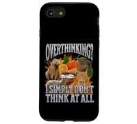 Pensare troppo? Divertente Capybara Meme Bootleg Y2K Grafica Custodia per iPhone SE (2020) / 7 / 8