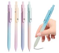Pensi Di Inchiostro Gel Per Il Diario - Scrittura Fluido 0.7 Mm Fine | Set Di 5 Penne Retrattili Per Insegnanti, Ufficio Della Casa Degli Studenti Prendere Nota Disegno Scuola