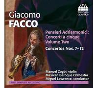 Pensieri Adriarmonici, Vol.2- Lawrence Miguel Dir - Giacomo Facco (Audio Cd)