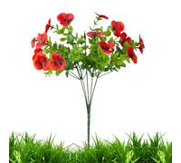 Pensieri artificiali - Fiori da esterno resistenti ai raggi UV, realistici per decorazione floreale per interni ed esterni, idee per fioriere e cortili