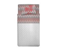 PENSIERI DELICATI Completo Letto 1 Piazza e Mezza 100% Cotone, Completo Lenzuola 1 Piazza e Mezza 120x200 Comprensivo di Lenzuolo Sotto, Sopra e 1 Federa, Made in Italy, Fantasia Palme Corallo