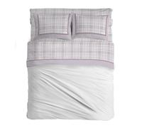 PENSIERI DELICATI Completo Letto Matrimoniale, Flanella 100% Cotone Caldo e Morbido, 2 Piazze 180x200cm, Include Lenzuolo Sotto, Sopra e 2 Federe, Made in Italy, Torino Rosa