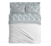 PENSIERI DELICATI Completo Letto Matrimoniale, Flanella 100% Cotone Caldo e Morbido, 2 Piazze 180x200cm, Include Lenzuolo Sotto, Sopra e 2 Federe, Made in Italy, Bologna Verde