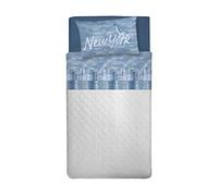 PENSIERI DELICATI Completo Letto Singolo 100% Cotone, Completo Lenzuola Singolo 90x200 Comprensivo di Lenzuolo sotto, Lenzuolo sopra e 1 Federa a Sacchetto, Made in Italy, Fantasia New York Blu